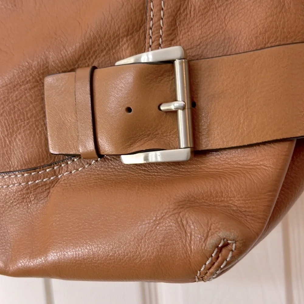 Michael Kors Golden Tan Leather Handbag Purse Tote